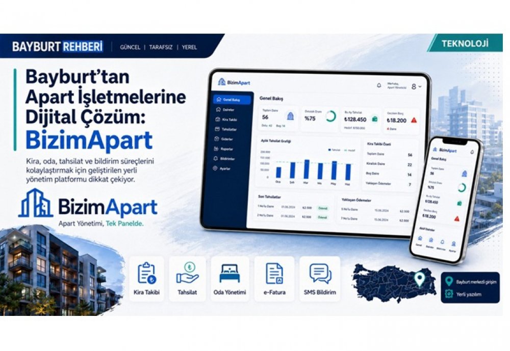 Bayburt’tan Apart İşletmelerine Dijital Çözüm