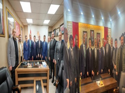Adalet Bakanı Yılmaz Tunç'tan  Bayburt AK Parti ve MHP İl Başkanlıklarına Ziyaret