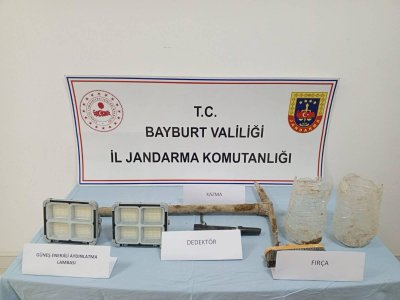 Bayburt'ta İzinsiz Kazı Operasyonu