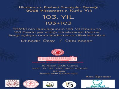Tokat’ta Uluslararası Sanat Buluşması: “103+103” Karma Sergi Kapılarını Açıyor