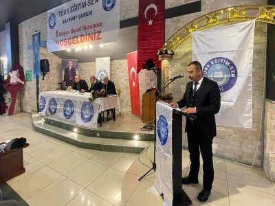Türk Eğitim Sen Bayburt Şubesi İlk Kongresini Gerçekleştirdi