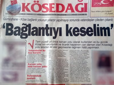Yol Sorunu Yıllardır Bitmeyince: Köse’den “Bayburt’a Bağlanalım” Çağrısı